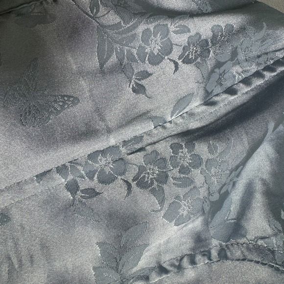 Light Blue Womens Medium Cropped Corset Top Regency Coquette Feminine Romantic - Picture 6 of 16